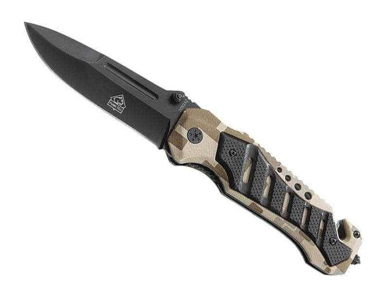 Couteau pliant Puma Tec 306312 manche alu camouflage 12cm