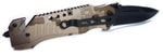 Couteau pliant Puma Tec 306312 manche alu camouflage 12cm