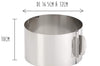 Cercle à gâteaux extensible Gefu Tondo XXL hauteur 10cm