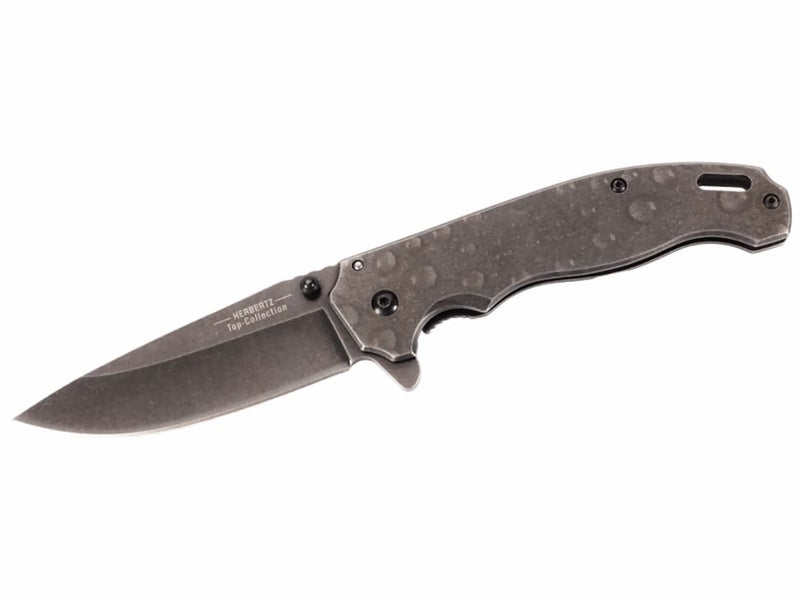 Couteau pliant Herbertz Top Collection 532412 manche 12cm gouttes stonewashed + coffret