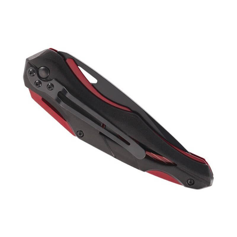 Couteau pliant Herbertz 576212 manche 12cm alu noir/rouge