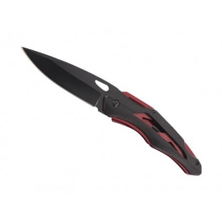 Couteau pliant Herbertz 576212 manche 12cm alu noir/rouge