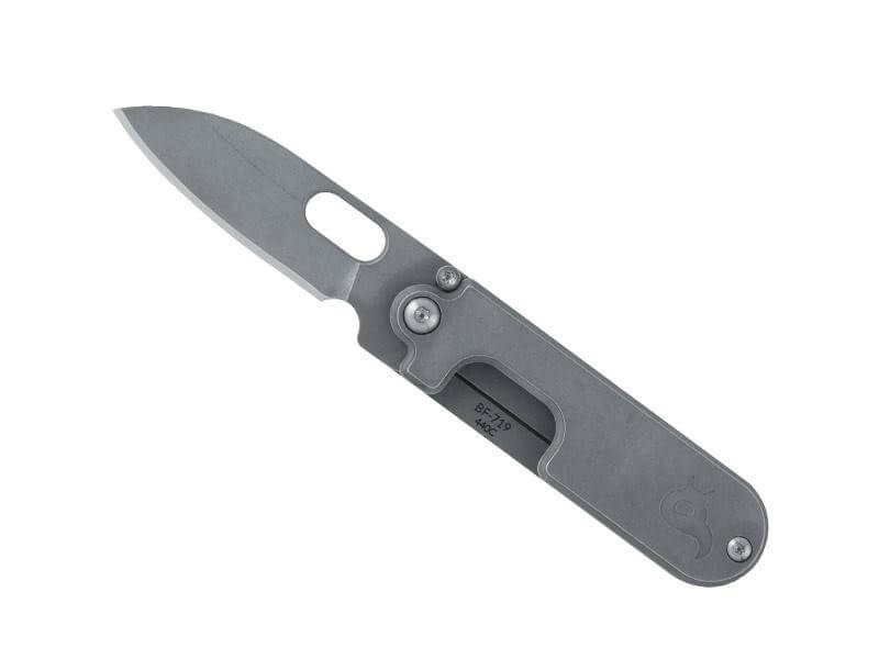 Couteau pliant Black Fox BF.719 BEAN GEN2 manche 7.5cm tout inox