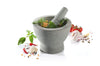 Mortier design Gefu Crunchy en granit gris double face + pilon