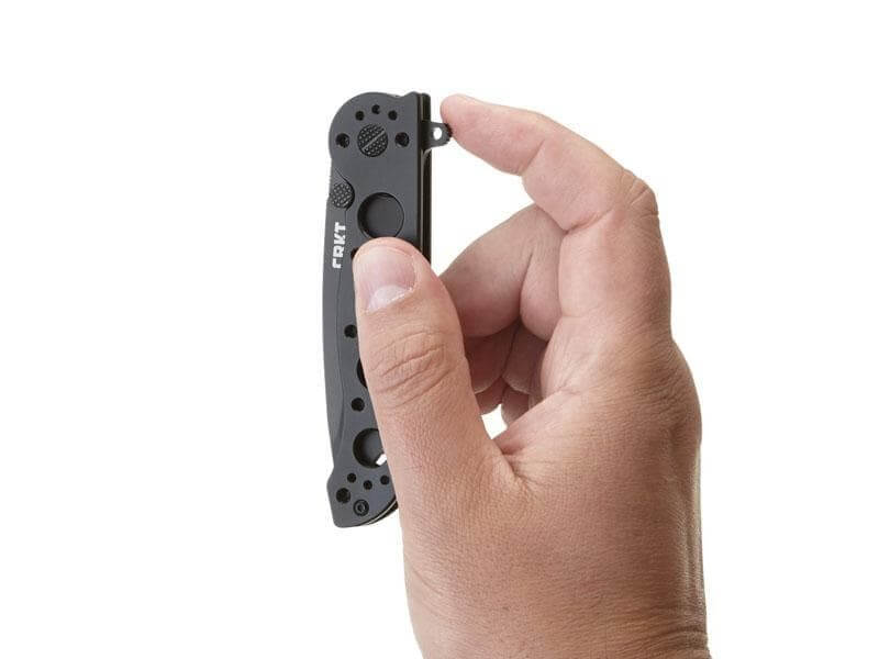 Couteau pliant CRKT M16-02KS noir manche à trous 10,9cm
