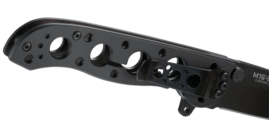 Couteau pliant CRKT M16-02KS noir manche à trous 10,9cm