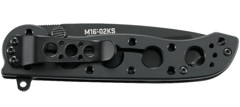 Couteau pliant CRKT M16-02KS noir manche à trous 10,9cm