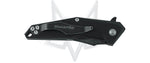Couteau pliant Black Fox BF.729 Kravi Shai G10 noir 10cm