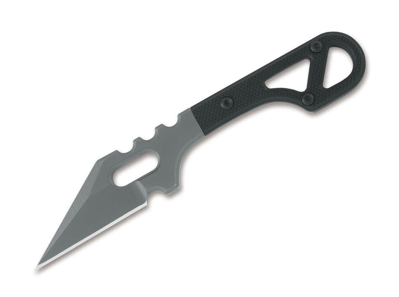Couteau de cou Black Fox BF728 Spike G10 4cm + étui