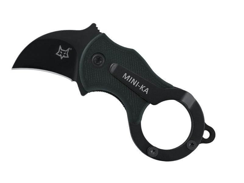 Couteau pliant FOX FX.535B Mini-Ka manche nylon noir 6cm