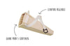 Pack Fischer spécial boucher 1 gaine couteaux 5 places + 1 ceinture pour gaine