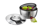 Essoreuse à salade Gefu Speedwing acier inox avec cordon