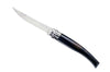 Couteau Opinel Effilé n°10 lame 10cm manche en ébène + coffret
