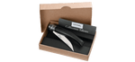 Couteau Opinel Effilé n°10 lame 10cm manche en ébène + coffret