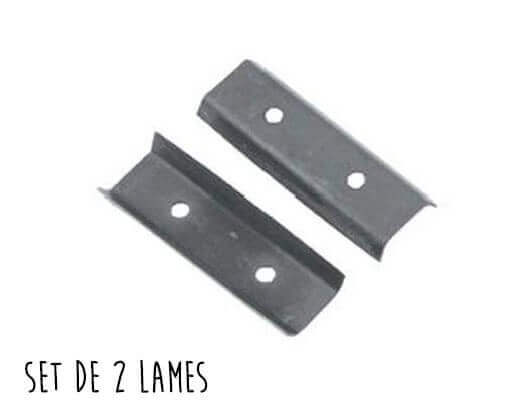 Set 2 lames de rechange pour racloir à planche en polyéthylène Matfer