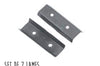 Set 2 lames de rechange pour racloir à planche en polyéthylène Matfer