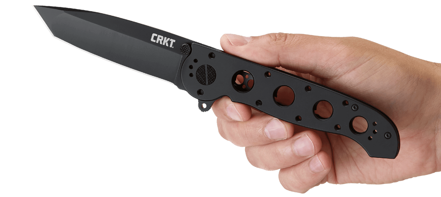 Couteau pliant CRKT M16-04KS noir manche à trous 13,6cm
