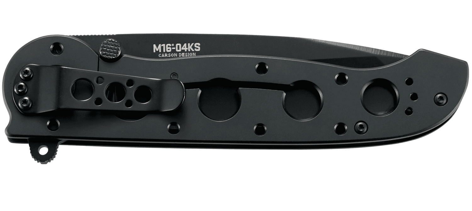 Couteau pliant CRKT M16-04KS noir manche à trous 13,6cm
