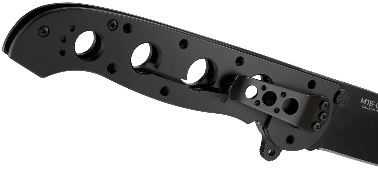 Couteau pliant CRKT M16-04KS noir manche à trous 13,6cm