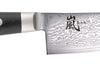 Couteau Santoku japonais Yaxell RAN lame 12.5cm damas 69 couches