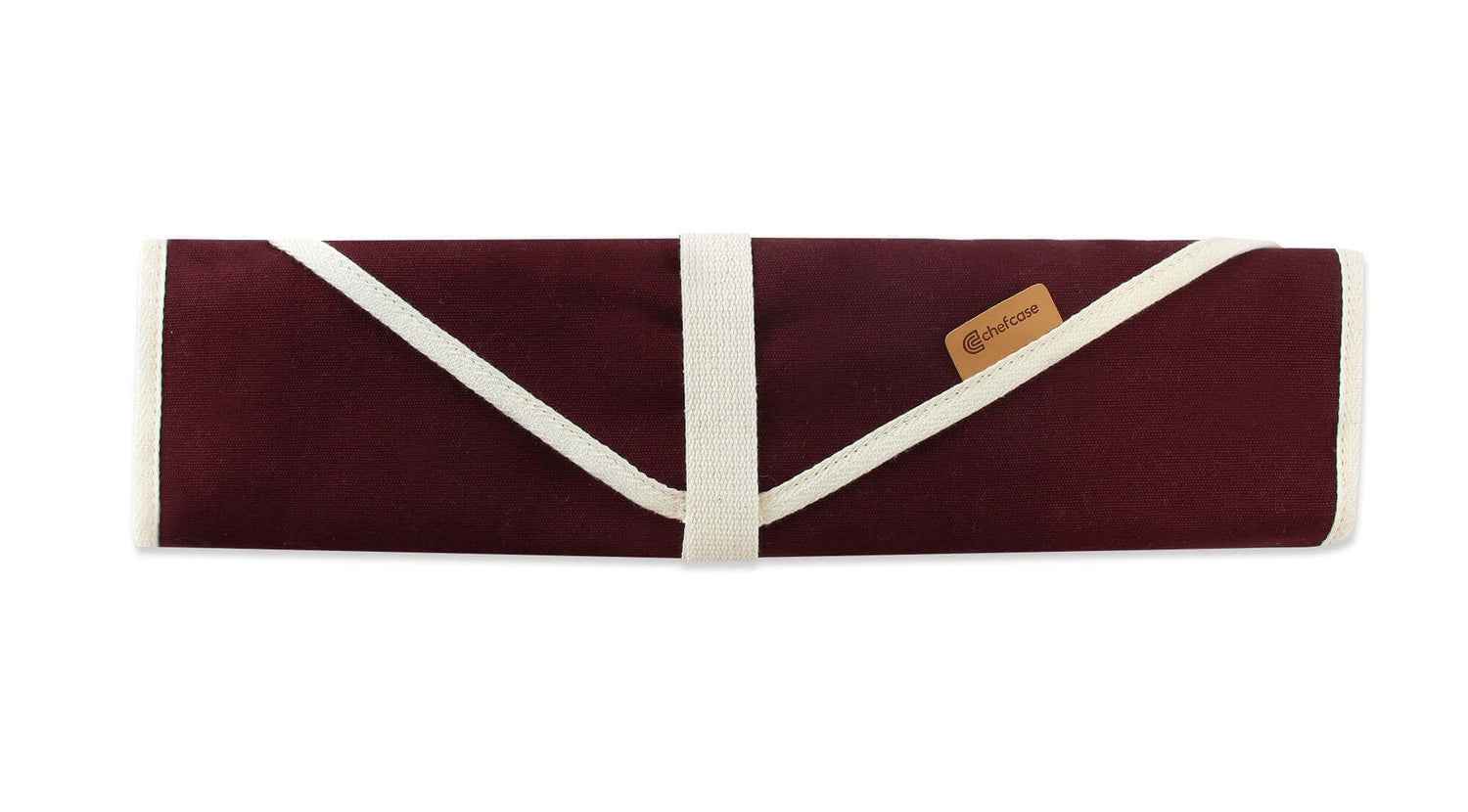 Trousse vide traditionnelle CHEF ROLL 7 pour 7 couteaux et ustensiles - Burgundy