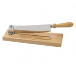 Couteau à pain sur socle lame 25cm inox