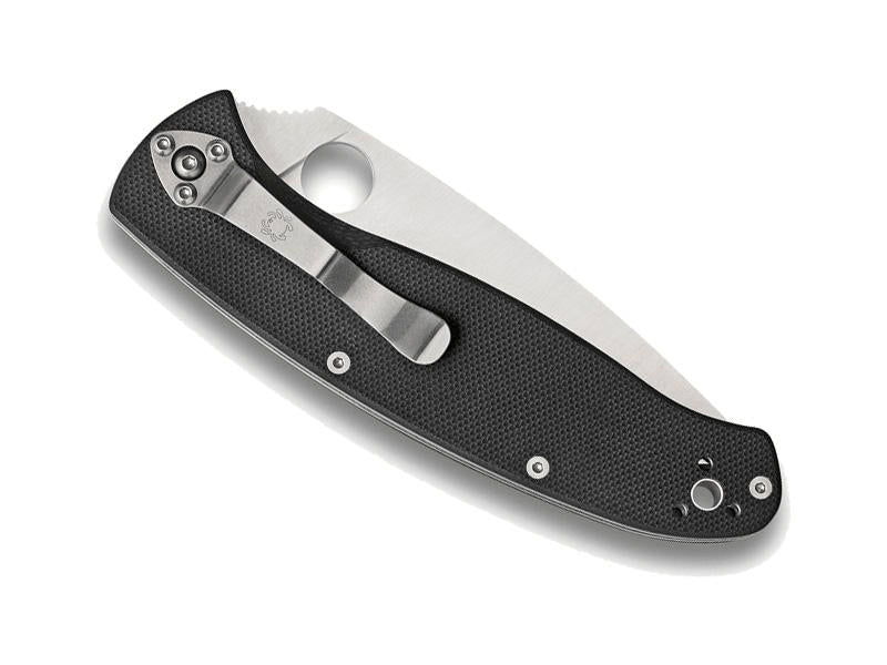 Couteau pliant SPYDERCO Resilience C142GP manche 13cm noir