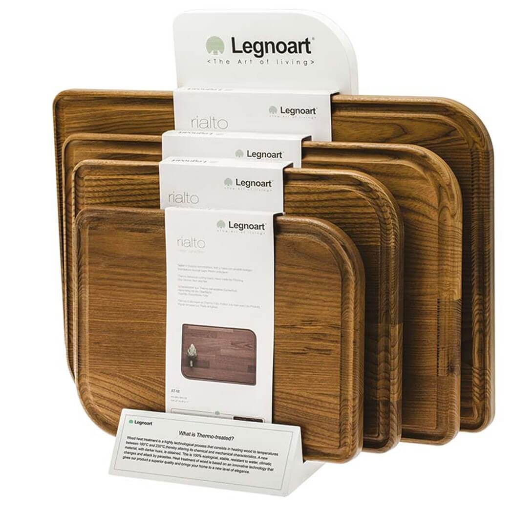 Planche à découper Legnoart Rialto en Thermo frêne + rigole