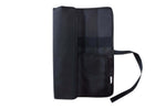 Trousse vide CHEF ROLL haut de gamme pour 10 couteaux et ustensiles - Noir
