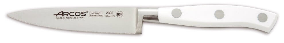 Coffret 3 couteaux Riviera White Arcos forgés (Chef+Santoku+Office)