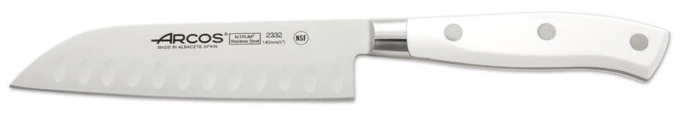 Coffret 3 couteaux Riviera White Arcos forgés (Chef+Santoku+Office)