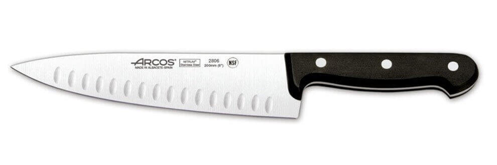 Coffret 3 couteaux de cuisine Arcos Universal manches 3 rivets