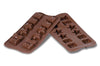 Moule à chocolat silicone Silikomart Easy Choc spécial Noël 214X106 mm - 12 sujets de Noël