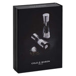 Coffret de 2 moulins sel/poivre Derwent Cole & Mason 19cm - Inox