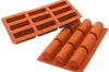 Moule en silicone professionnel Silikomart Silicon Flex 9 bûchettes 300 x 175mm