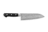 Couteau santoku japonais artisanal Yoshihiro VG10 damas 33 couches 16.5cm