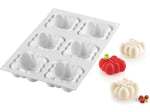 Moule pâtissier 6 mini nuages carrés Silikomart
