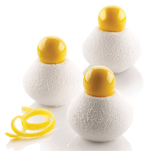 Moule 6 fragrances Silikomart en silicone blanc