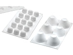 Moule 6 fragrances Silikomart en silicone blanc