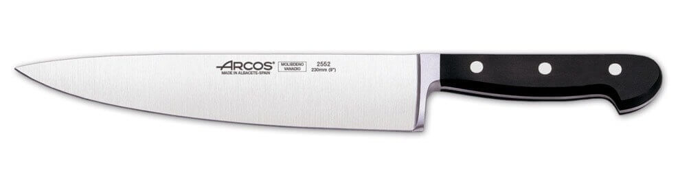 Bloc bois Arcos CLASICA 5 couteaux forgés + 2 accessoires