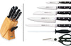 Bloc bois Arcos CLASICA 5 couteaux forgés + 2 accessoires