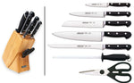 Bloc bois Arcos CLASICA 5 couteaux forgés + 2 accessoires