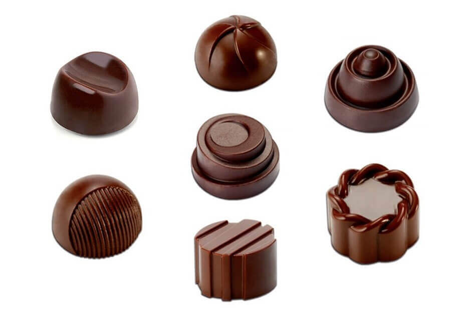 Moule à chocolats ronds 21 pièces de 10g