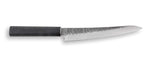 Couteau sujihiki japonais Shizu Hamono Yamato martelé 20cm manche sombre