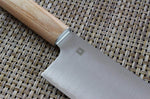 Couteau nakiri japonais Shizu Hamono Yuri 17.5cm manche clair