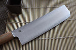 Couteau nakiri japonais Shizu Hamono Yuri 17.5cm manche clair
