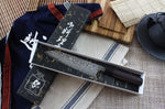 Couteau de chef japonais artisanal Yoshimi Kato 18cm VG10 Nickel Damascus