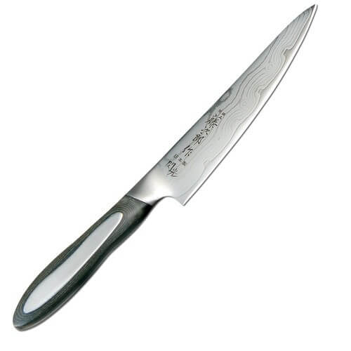 Couteau utilitaire TOJIRO Flash lame damas 15 cm 