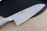 Couteau santoku japonais Shizu Hamono Kyo San Mai tout acier - 18 cm