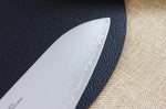 Couteau santoku japonais Shizu Hamono Kyo San Mai tout acier